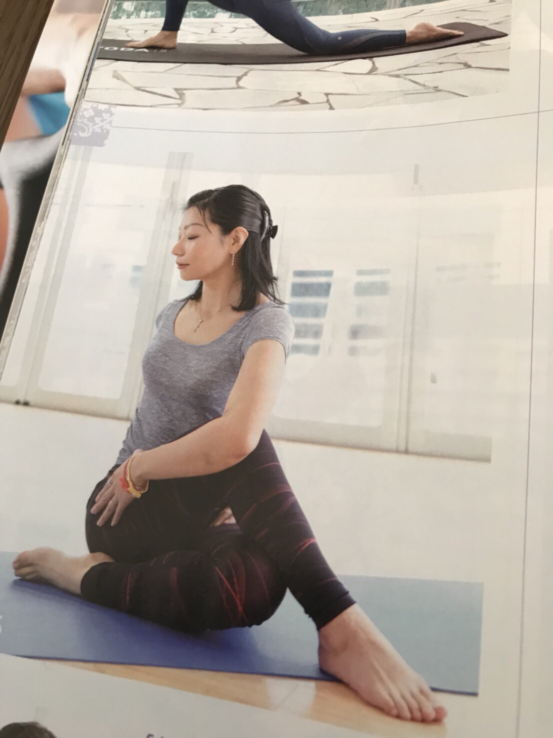 雑誌 yoga&fitness ♡ 見つけてくださいね(*´ω｀*)